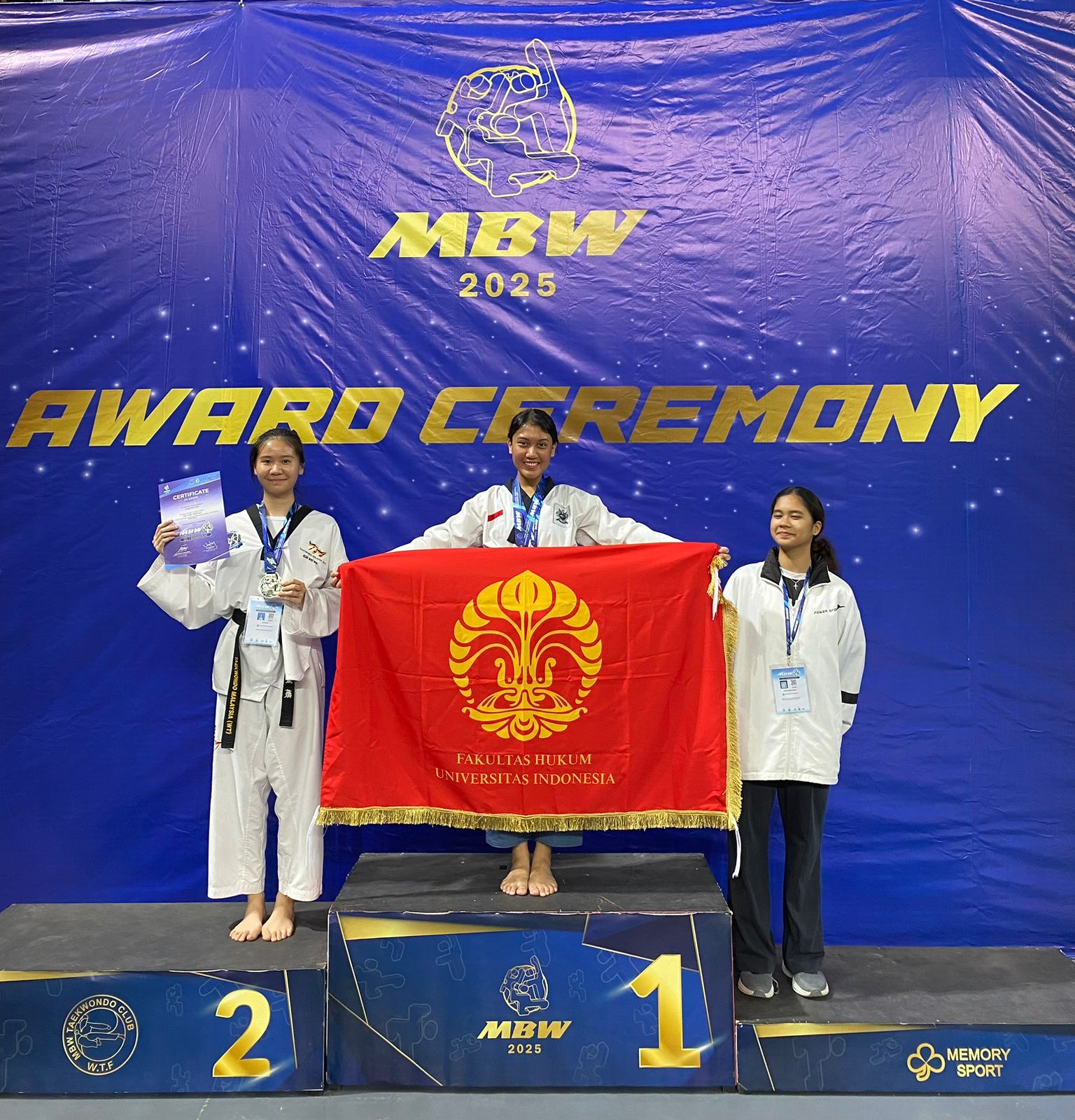 MAHASISWA UI RAIH MEDALI EMAS DALAM TAEKWONDO INTERNATIONAL CHAMPIONSHIP MALAYSIA 2025