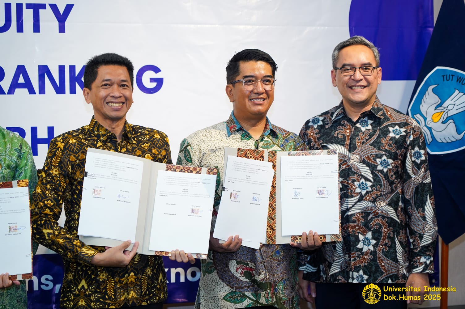 UI TANDA TANGANI KONTRAK PENDANAAN PROGRAM EQUITY WCU, SIAP TINGKATKAN PERINGKAT GLOBAL