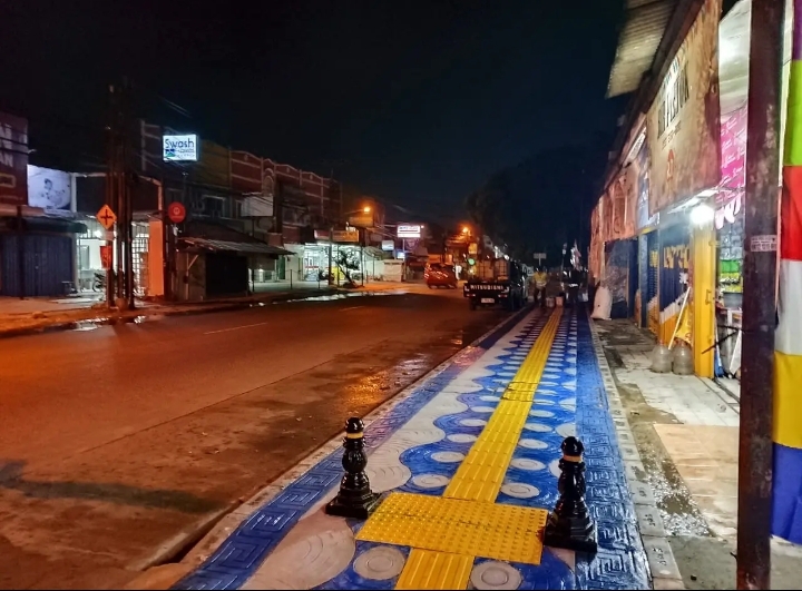 Rampung Direvitalisasi, Trotoar Jalan Kemakmuran Dibangun Sepanjang 205 Meter