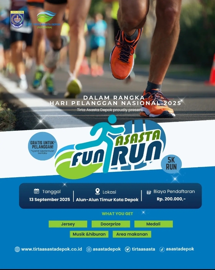 Asasta Fun Run 2025 Is Coming! Pendaftaran Masih Dibuka Asasta Fun Run 2025 Is Coming! Pendaftaran Masih Dibuka