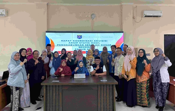 Diskarpus Depok Akuisisi Arsip Statis dari 18 SD Negeri yang Sudah Dimerger