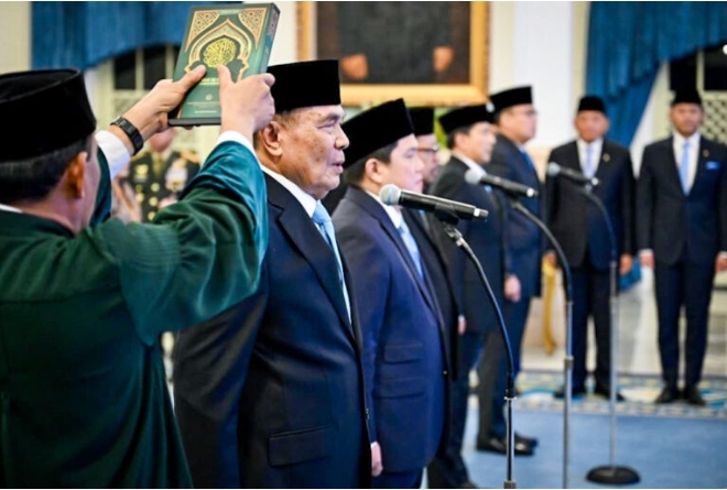 Para Menteri dan Kepala Badan Tegaskan Komitmen Mengabdi usai dilantik Presiden Prabowo