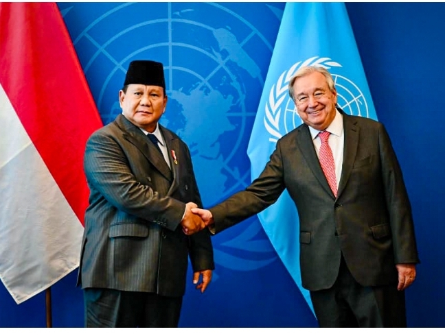 Pertemuan Bilateral Presiden Prabowo dan Sekjen PBB Bahas Sinergi Atasi Tantangan Global