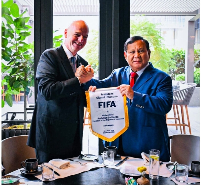 Pertemuan Presiden Prabowo dan Presiden FIFA Tegaskan Komitmen Kolaborasi untuk Sepak Bola Indonesia