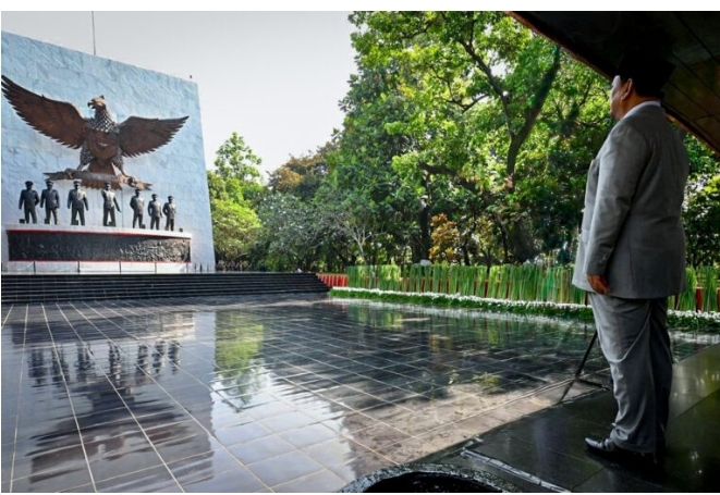 Perdana, Presiden Prabowo Subianto Pimpin Upacara Peringatan Hari Kesaktian Pancasila Tahun 2025