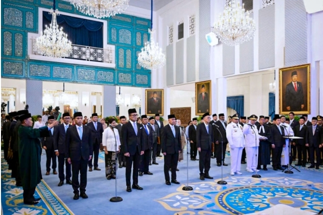 Berlangsung Khidmat di Istana Negara, Presiden Prabowo Lantik Dua Wakil Menteri dan Dua Asisten Khusus