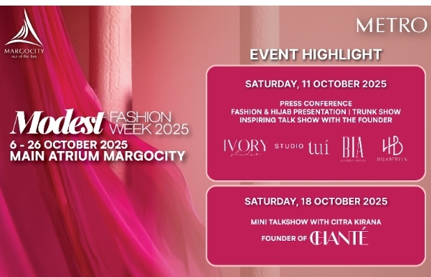MARGOCITY DEPOK KEMBALI MEMBUKA RANGKAIAN EVENT METRO MODEST FASHION WEEK 2025
