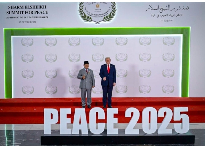 Hadiri KTT Perdamaian Sharm El-Sheikh, Presiden Prabowo Saksikan Penandatanganan Perjanjian Perdamaian dan Penghentian Perang Gaza