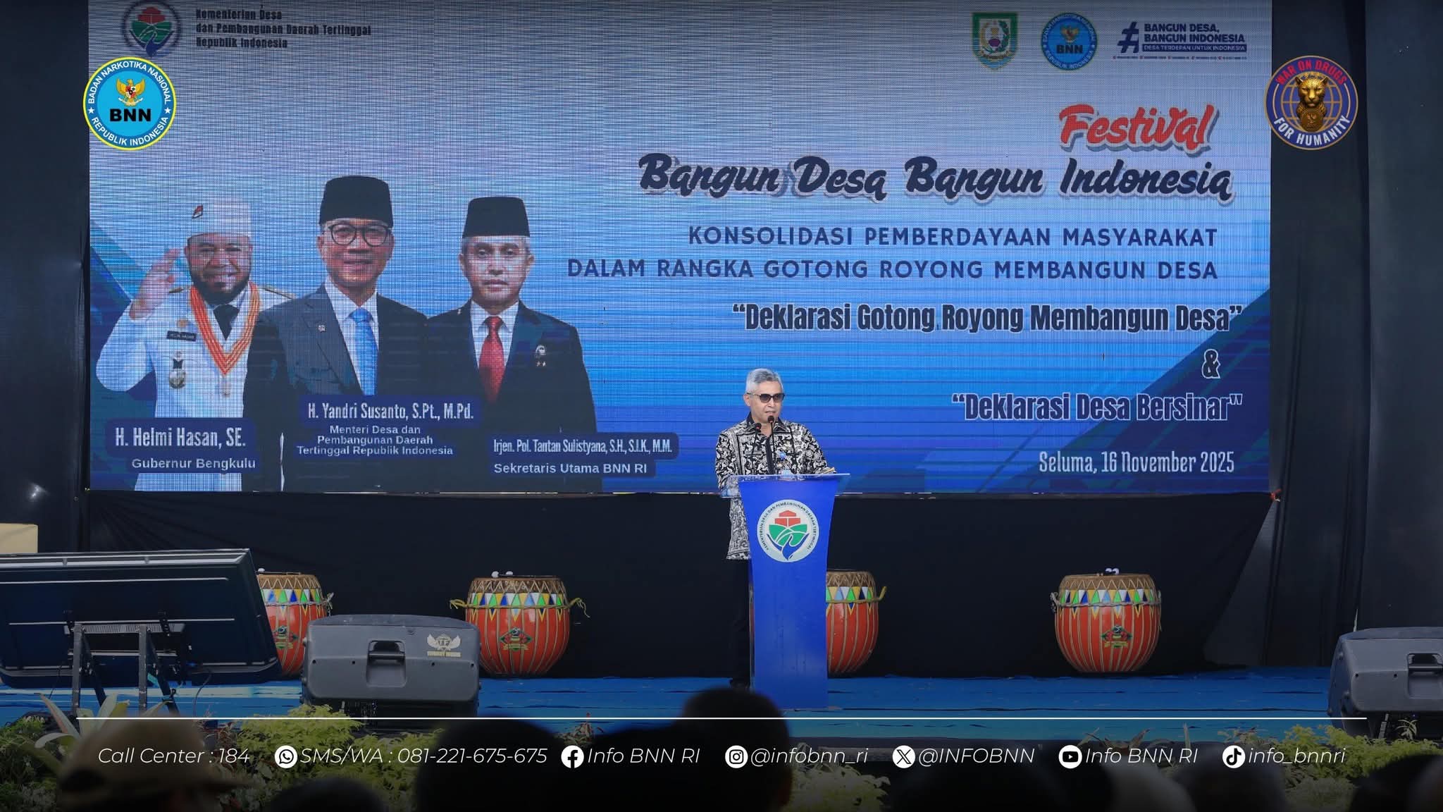 SINERGI BNN DAN KEMENDES PDT DORONG PERLUASAN PROGRAM DESA BERSINAR, DESA SIDO LUHUR JADI DESA PERCONTOHAN DI BENGKULU SINERGI BNN DAN KEMENDES PDT DORONG PERLUASAN PROGRAM DESA BERSINAR, DESA SIDO LUHUR JADI DESA PERCONTOHAN DI BENGKULU