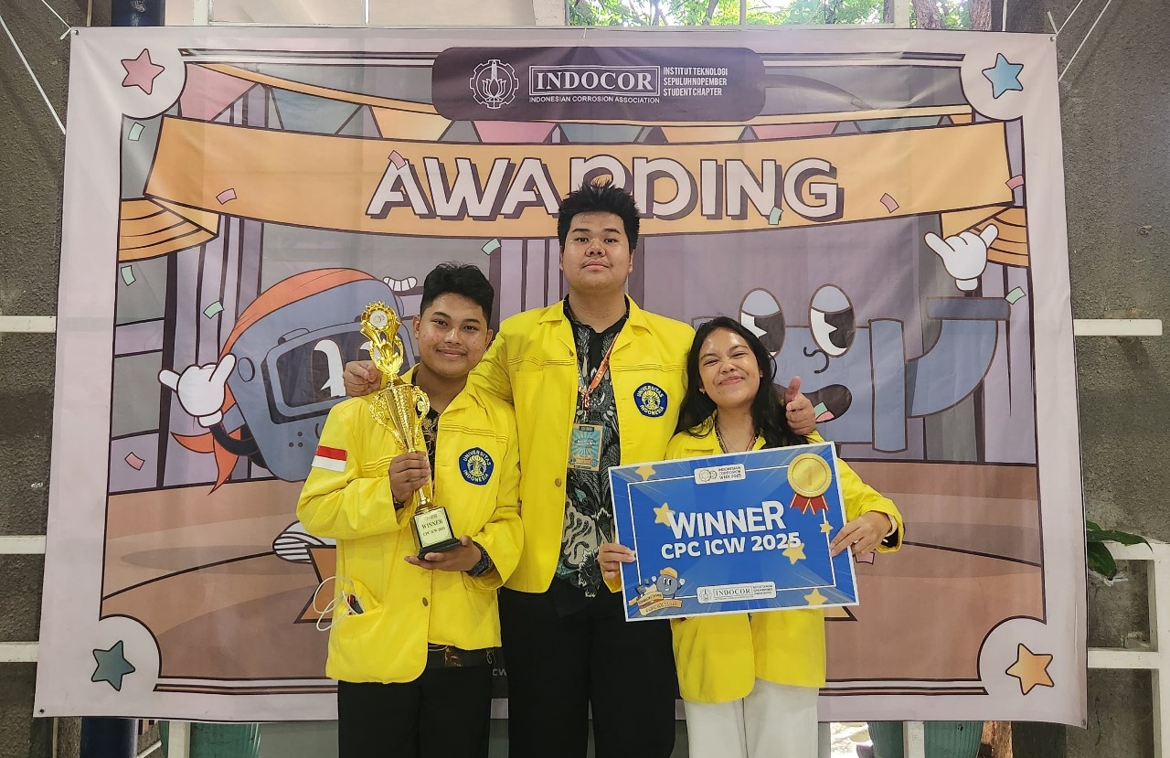 MAHASISWA FT UI RAIH JUARA 1 DI INDONESIA CORROSION WEEK 2025