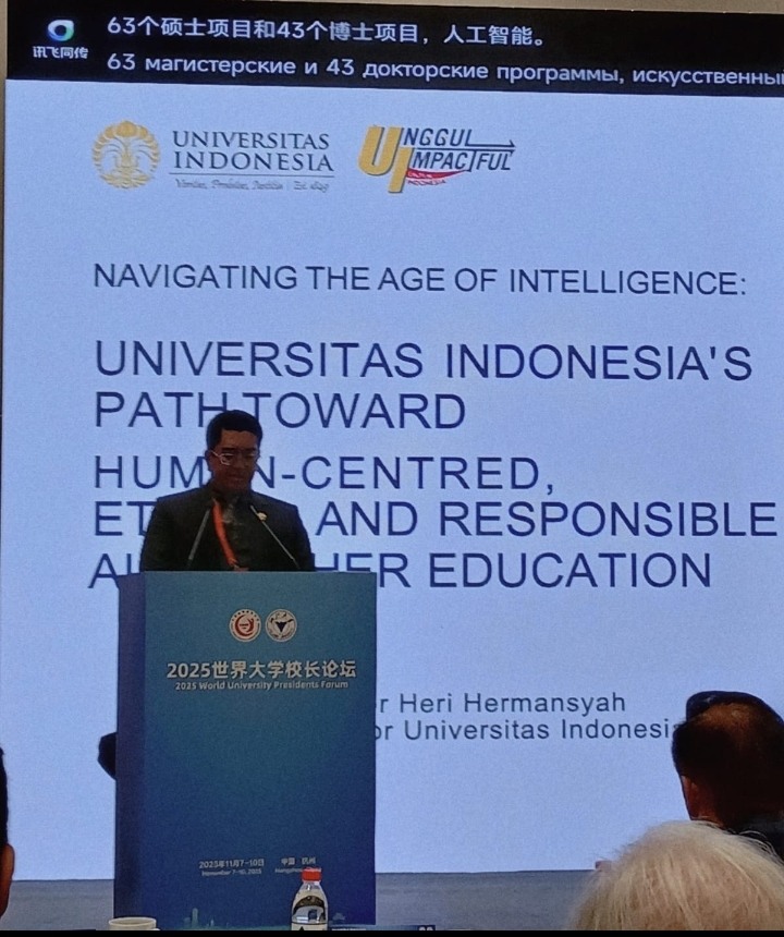 UNIVERSITAS INDONESIA MEMIMPIN DI PANGGUNG DUNIA DALAM 2025 WORLD UNIVERSITY PRESIDENT’S FORUM