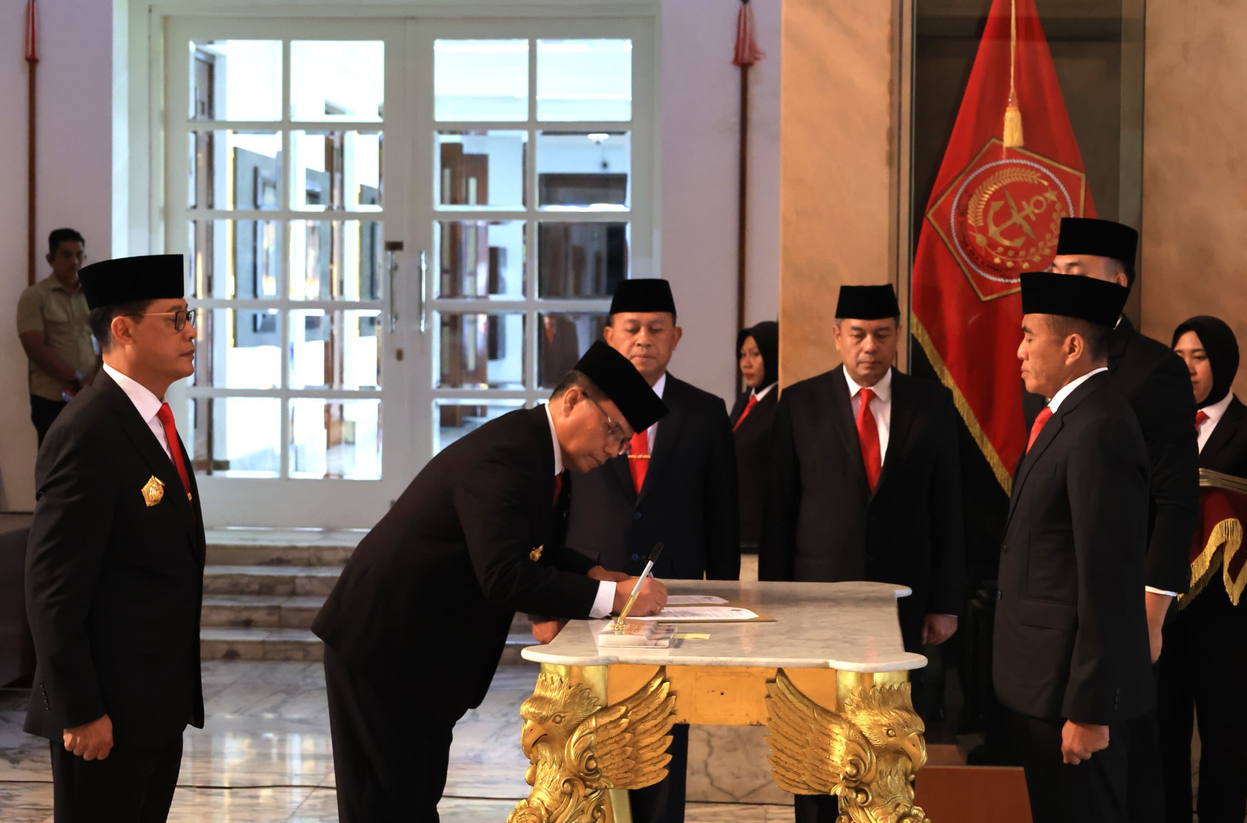 Sekjen Kemhan Pimpin Pelantikan dan Sertijab Jabatan Eselon I