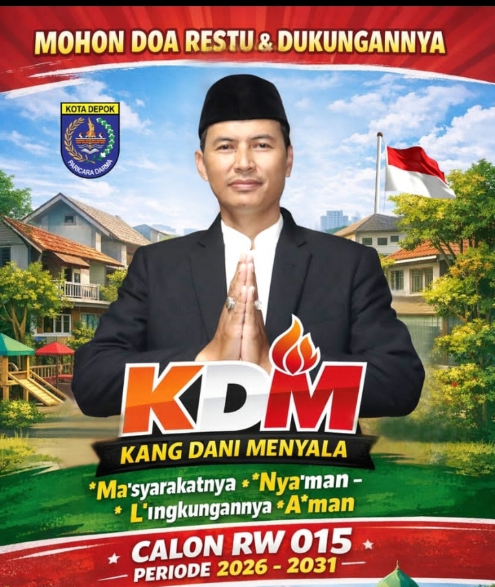 KDM Siap All Out Melawan Petahana, Ingin Hadirkan Perubahan yang Nyata Demi Terwujudnya RW 015 yang Bersih, Hijau, Guyub, Aman & Religius KDM Siap All Out Melawan Petahana, Ingin Hadirkan Perubahan yang Nyata Demi Terwujudnya RW 015 yang Bersih, Hijau, Guyub, Aman & Religius