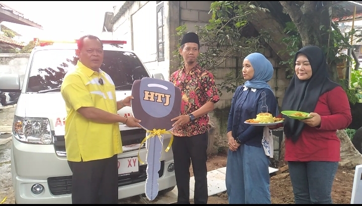HTJ Hibahkan Mobil Ambulance Siaga Untuk Warga Krukut dan Sekitar, Total ada 4 Unit Mobil Ambulance Siaga yang dihibahkan Sepanjang Tahun Anggaran 2025