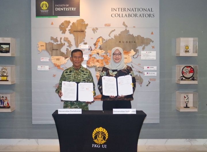 FKG UI DAN UNIVERSITAS PERTAHANAN BEKERJASAMA DALAM PENGUATAN SUMBER DAYA MANUSIA PERTAHANAN   