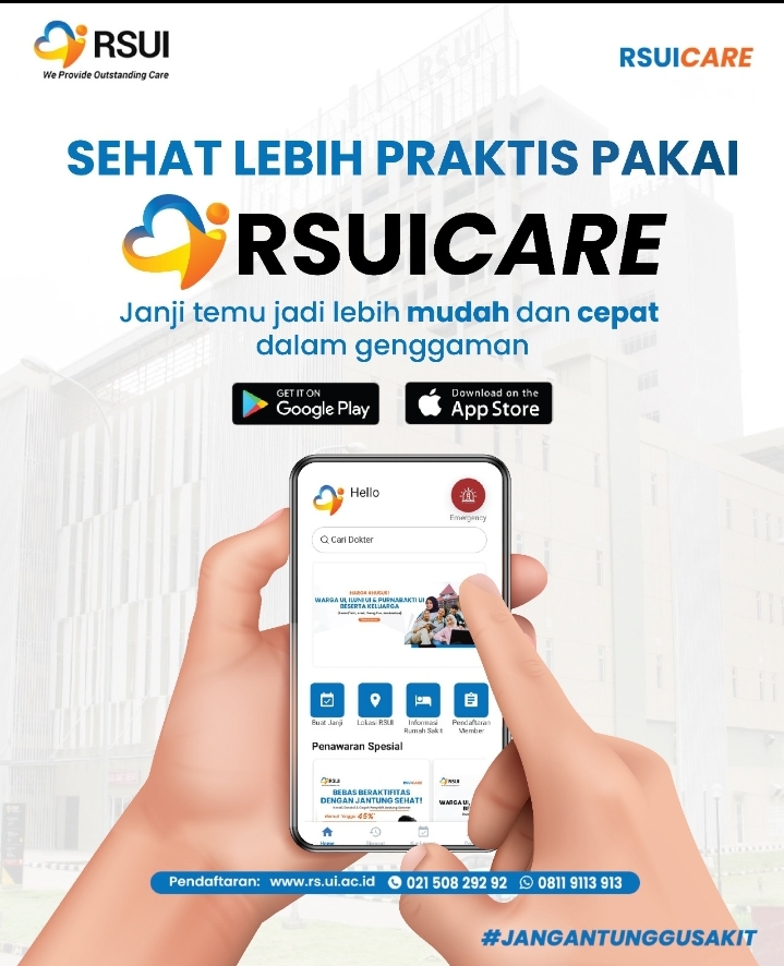 TINGKATKAN AKSES LAYANAN KESEHATAN, RSUI RESMI LUNCURKAN APLIKASI DIGITAL RSUI CARE TINGKATKAN AKSES LAYANAN KESEHATAN, RSUI RESMI LUNCURKAN APLIKASI DIGITAL RSUI CARE