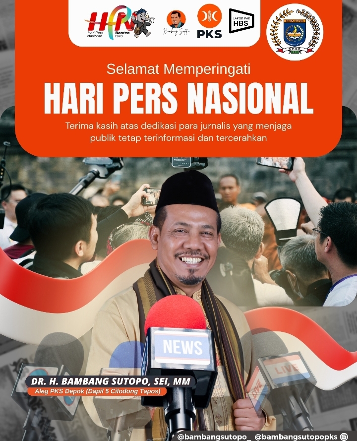 Hari Pers Nasional 2026, HBS : Pers yang Sehat Adalah Pers yang Independen, Berintegritas, dan Berpihak Pada Kepentingan Rakyat, Bukan Sekadar Menyuarakan Peristiwa