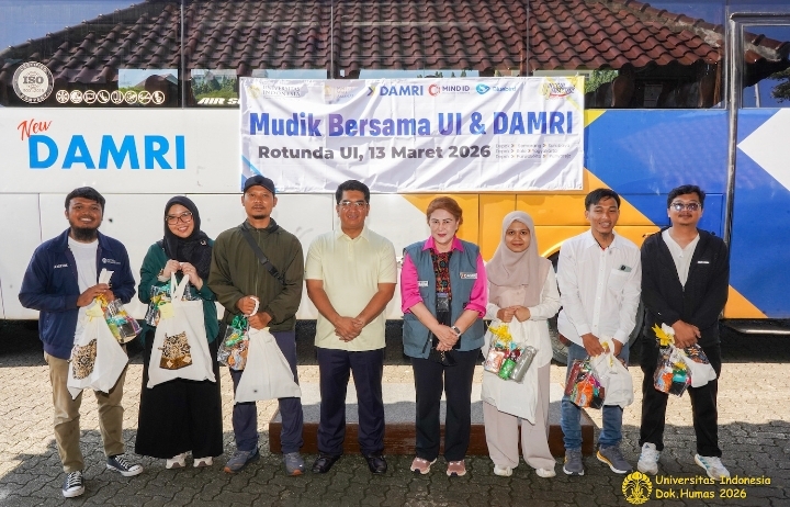 DARI ROTUNDA UI KE KAMPUNG HALAMAN: 91 PEMUDIK BERANGKAT BERSAMA DAMRI