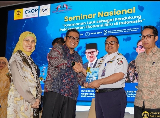 GURU BESAR UI ANGKAT KEAMANAN LAUT SEBAGAI KUNCI EKONOMI BIRU INDONESIA