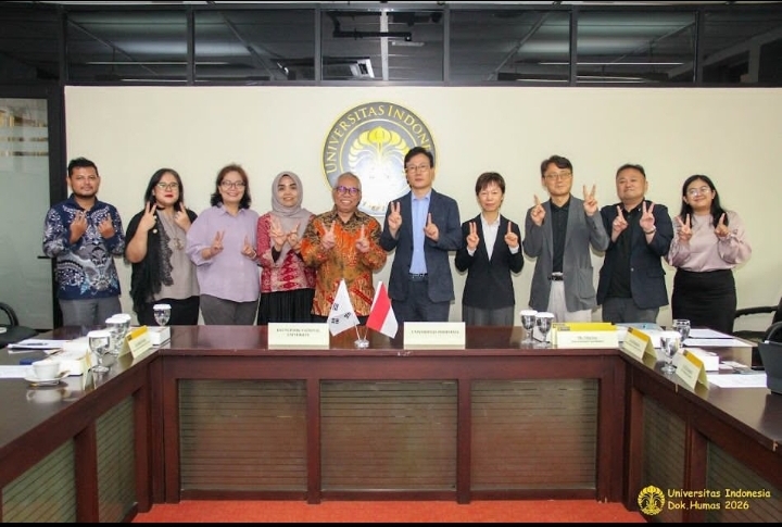 UI DAN KYUNGPOOK NATIONAL UNIVERSITY PERKUAT KOLABORASI GLOBAL BERBASIS AI, RISET, DAN DOUBLE DEGREE