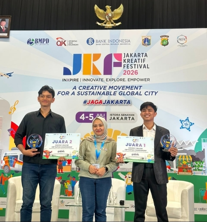 KREATIVITAS ANTARKAN MAHASISWA UI RAIH JUARA I CONTENT CREATOR HUNT CBP RUPIAH CHAMPIONSHIP 2026