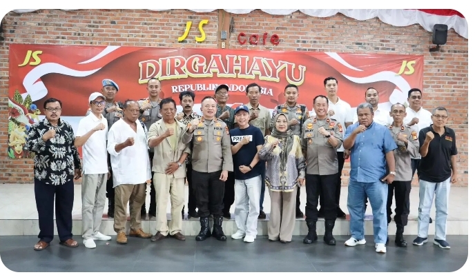 Kapolres Metro Depok Silaturahmi ke H. Sarmili