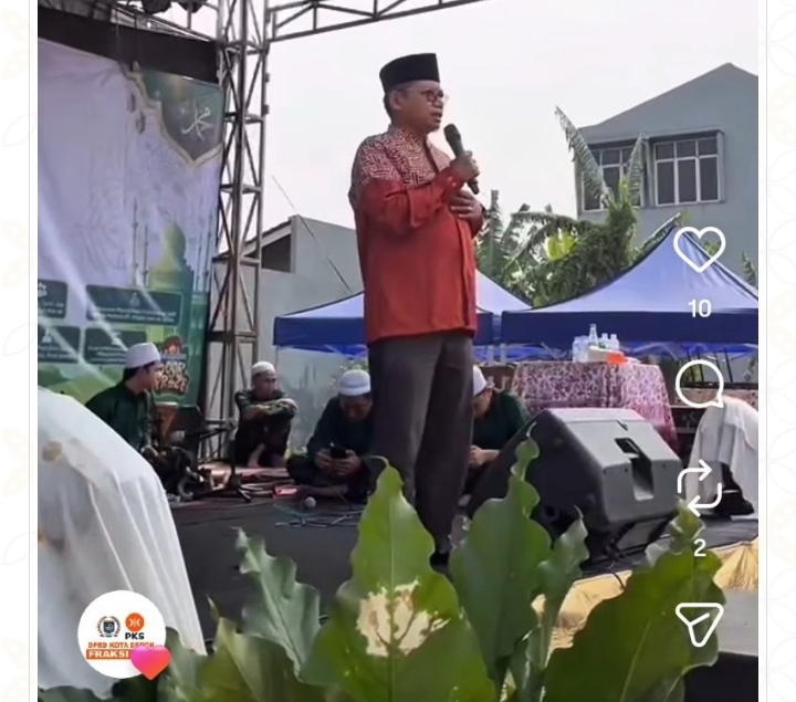 HTM Yusufsyah Putra Hadiri Acara Maulid Nabi Muhammad di Lapangan Gaban Tanah Baru