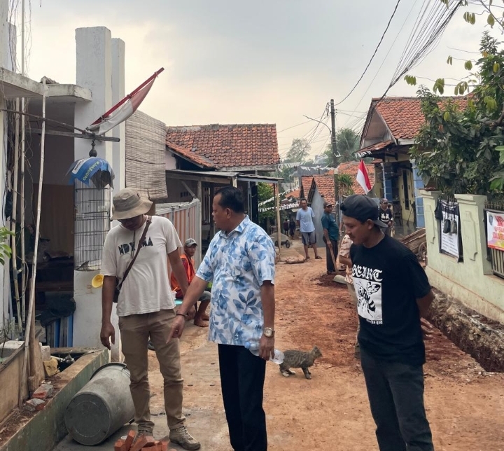 HTJ Tinjau Langsung Pembangunan Drainase di Jalan Haji Saabun Gandul, Pastikan Manfaatnya Dirasakan Warga